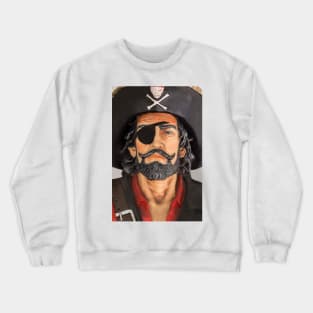 Key West Art - A Pirate On The Street © Crewneck Sweatshirt